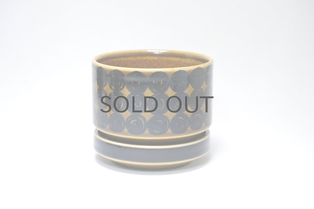 画像3: ビンテージ北欧/ARABIA/アラビア/ Gunvor Olin-Gronqvist/Richard Lindh/Kera/植物ポット/マスタード/Sサイズ (3)