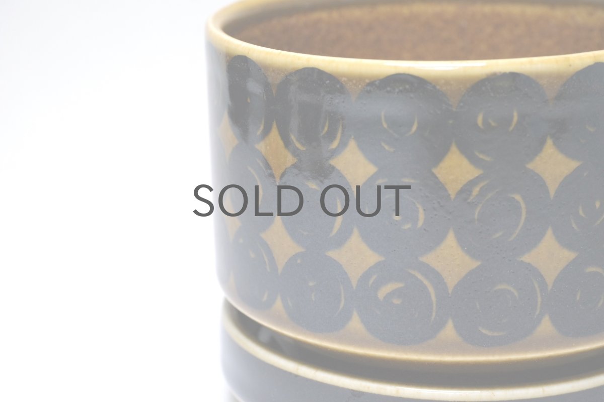 画像4: ビンテージ北欧/ARABIA/アラビア/ Gunvor Olin-Gronqvist/Richard Lindh/Kera/植物ポット/マスタード/Sサイズ (4)