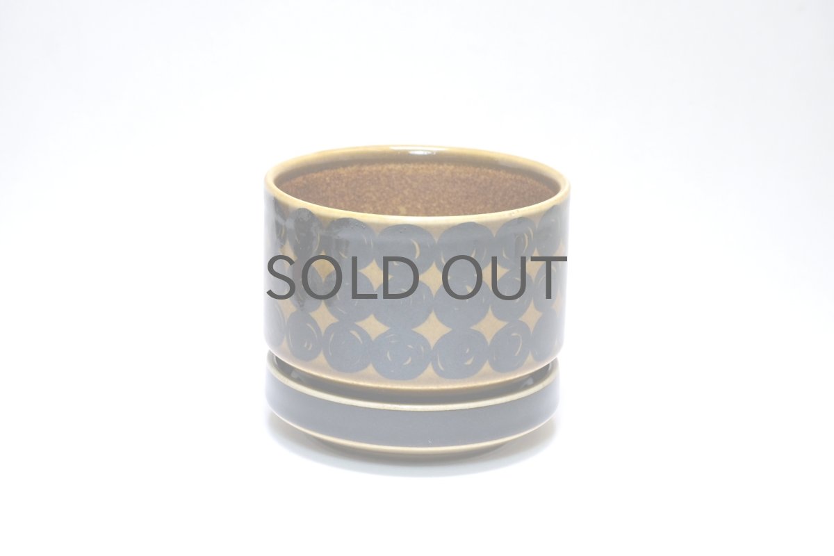 画像2: ビンテージ北欧/ARABIA/アラビア/ Gunvor Olin-Gronqvist/Richard Lindh/Kera/植物ポット/マスタード/Sサイズ (2)