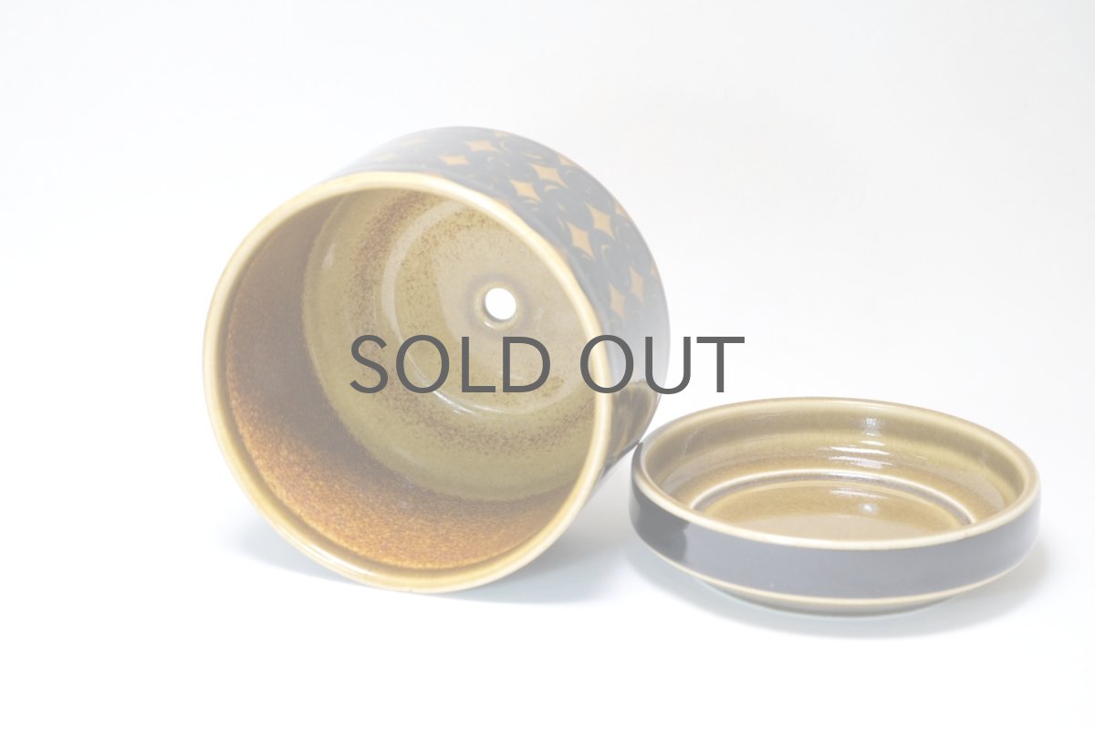 画像7: ビンテージ北欧/ARABIA/アラビア/ Gunvor Olin-Gronqvist/Richard Lindh/Kera/植物ポット/マスタード/Sサイズ (7)