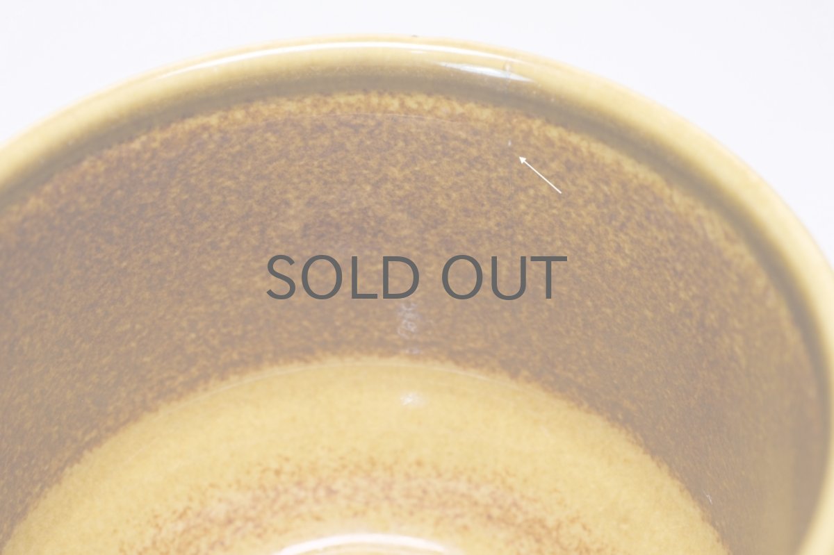 画像5: ビンテージ北欧/ARABIA/アラビア/ Gunvor Olin-Gronqvist/Richard Lindh/Kera/植物ポット/マスタード/Sサイズ (5)