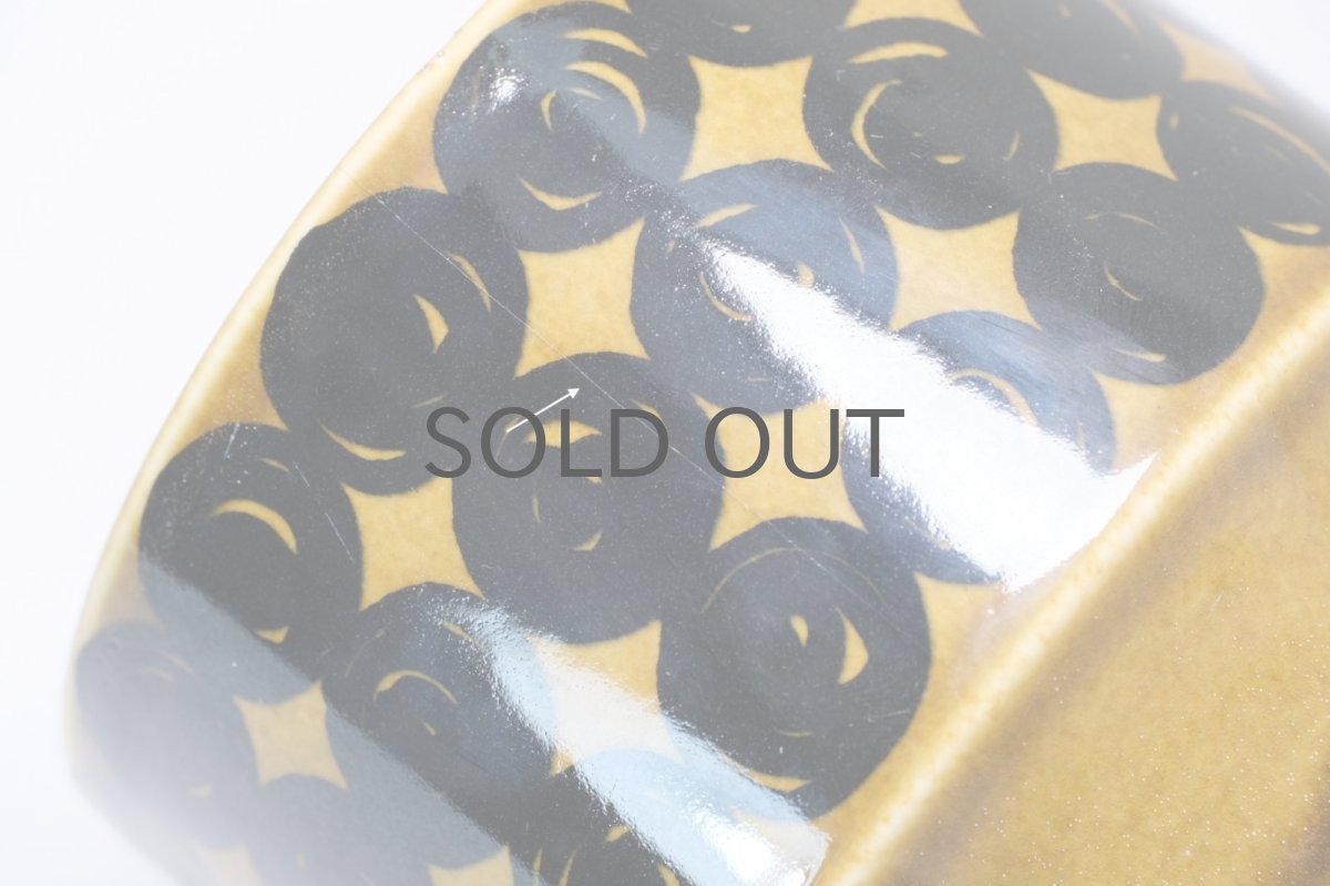 画像6: ビンテージ北欧/ARABIA/アラビア/ Gunvor Olin-Gronqvist/Richard Lindh/Kera/植物ポット/マスタード/Sサイズ (6)