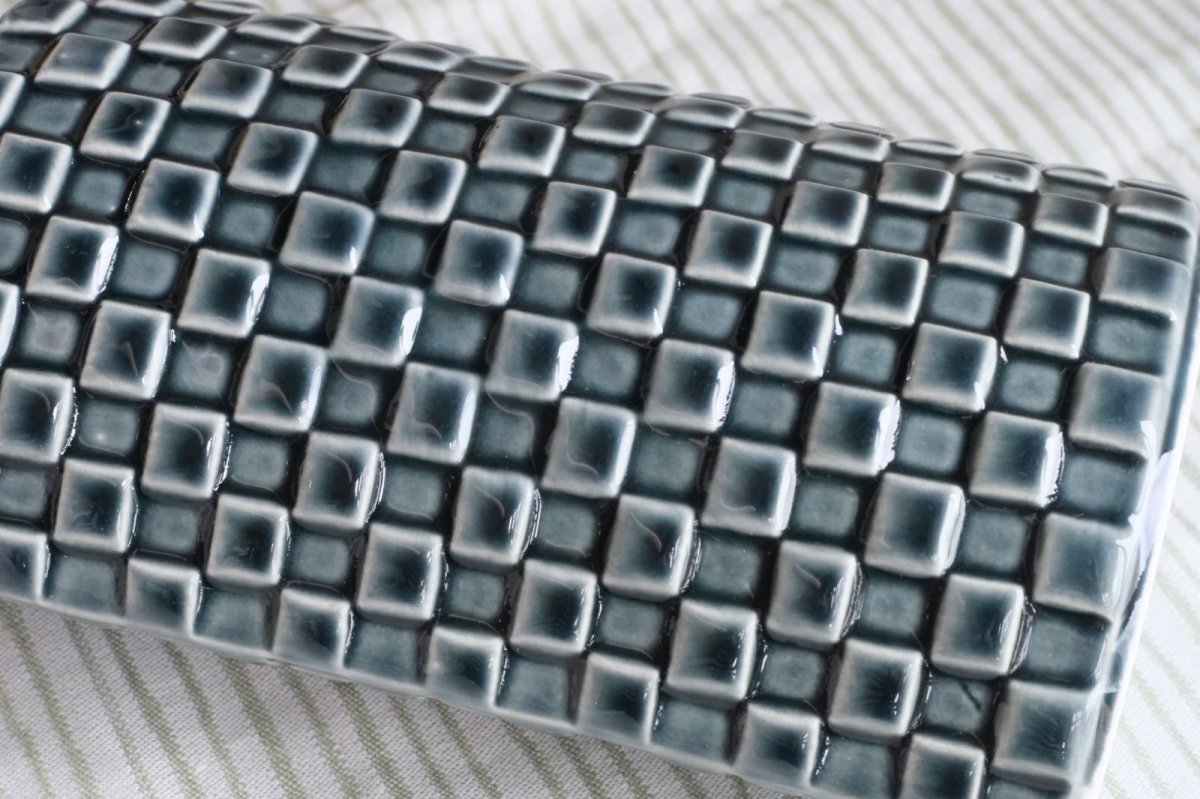 画像7: 北欧ビンテージ/ARABIA/アラビア/Kaarina Aho/カーリナ・アホ/Harlekiini/ベース/ブルーグレー/高さ19cm (7)