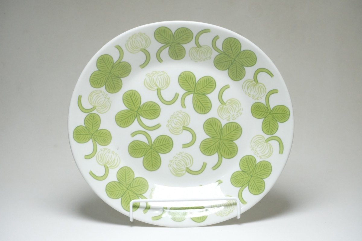 画像1:  北欧ビンテージ/ARABIA/アラビア/Apila/アピラ/楕円形プレート21cm/初期アピラ/No.1 (1)