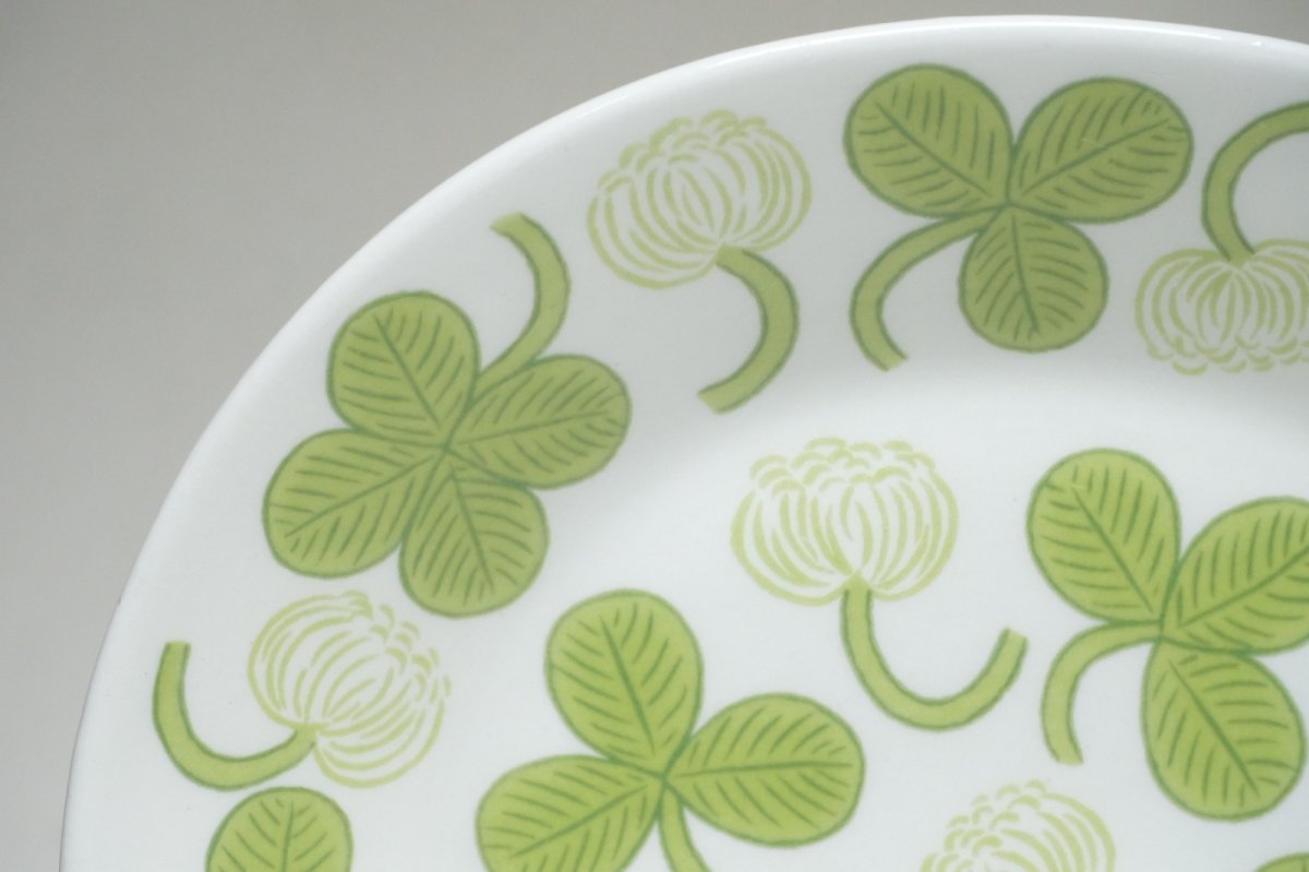 画像2:  北欧ビンテージ/ARABIA/アラビア/Apila/アピラ/楕円形プレート21cm/初期アピラ/No.1 (2)