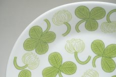 画像2:  北欧ビンテージ/ARABIA/アラビア/Apila/アピラ/楕円形プレート21cm/初期アピラ/No.1 (2)