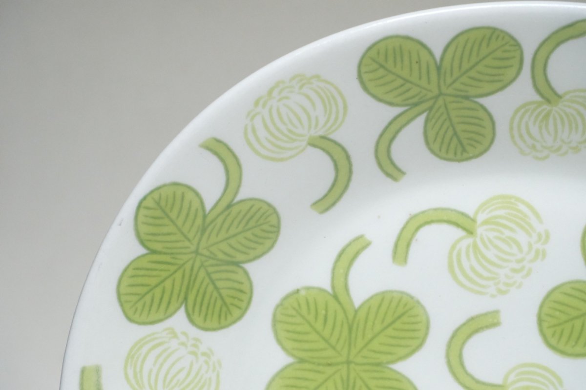 画像2:  北欧ビンテージ/ARABIA/アラビア/Apila/アピラ/楕円形プレート21cm/初期アピラ/No.2 (2)