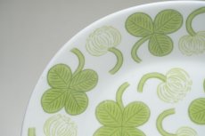 画像2:  北欧ビンテージ/ARABIA/アラビア/Apila/アピラ/楕円形プレート21cm/初期アピラ/No.2 (2)