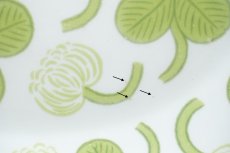 画像3:  北欧ビンテージ/ARABIA/アラビア/Apila/アピラ/楕円形プレート21cm/初期アピラ/No.2 (3)