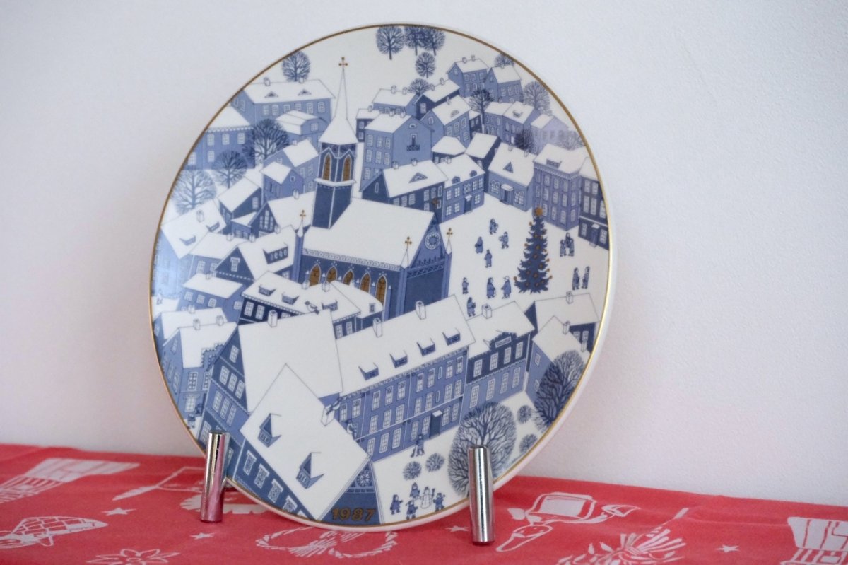 画像5: ARABIA/アラビア/1987年イヤープレート/クリスマスプレート/Raija Uosikkinen/ライヤ・ウオシッキネン/オリジナルボックス付き (5)