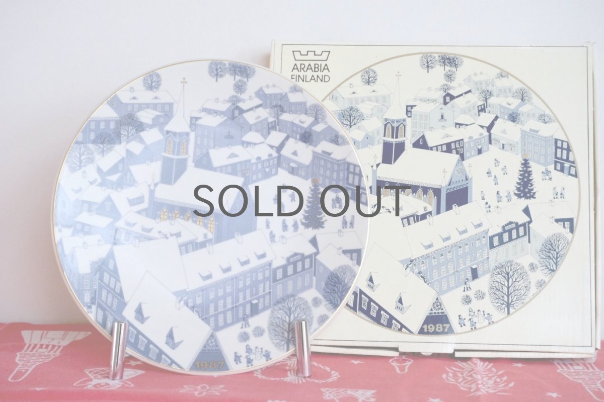 画像4: ARABIA/アラビア/1987年イヤープレート/クリスマスプレート/Raija Uosikkinen/ライヤ・ウオシッキネン/オリジナルボックス付き (4)