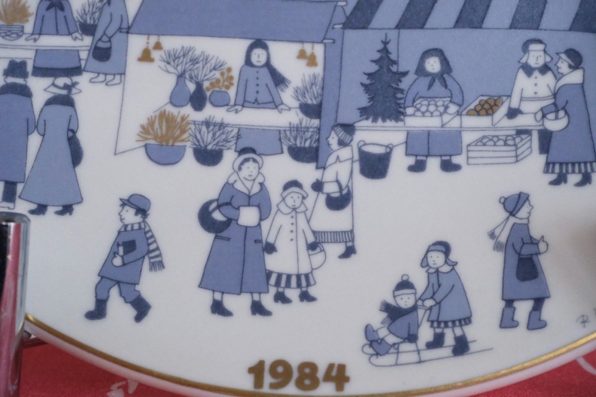 画像3: ARABIA/アラビア/1984年イヤープレート/クリスマスプレート/Raija Uosikkinen/ライヤ・ウオシッキネン (3)