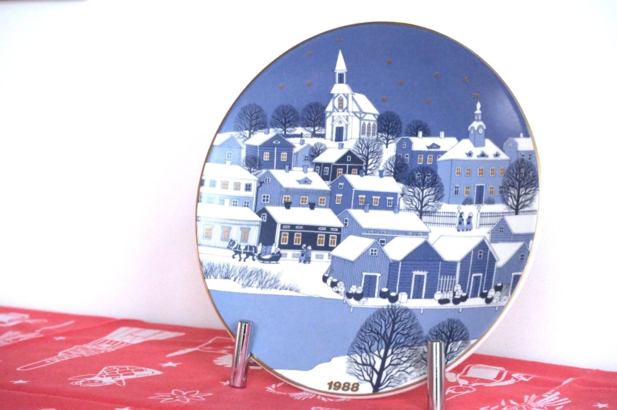 画像6: ARABIA/アラビア/1989年イヤープレート/クリスマスプレート/Raija Uosikkinen/ライヤ・ウオシッキネン/オリジナルボックス付き (6)