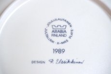 画像9: ARABIA/アラビア/1989年イヤープレート/クリスマスプレート/Raija Uosikkinen/ライヤ・ウオシッキネン/オリジナルボックス付き (9)