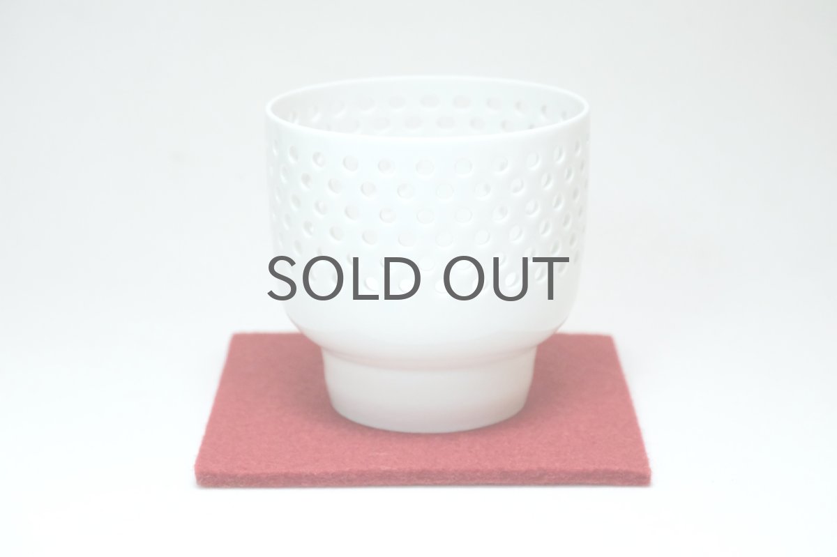 画像1: ARABIA/アラビア/キャンドルホルダー/ホワイト/パンチング (1)