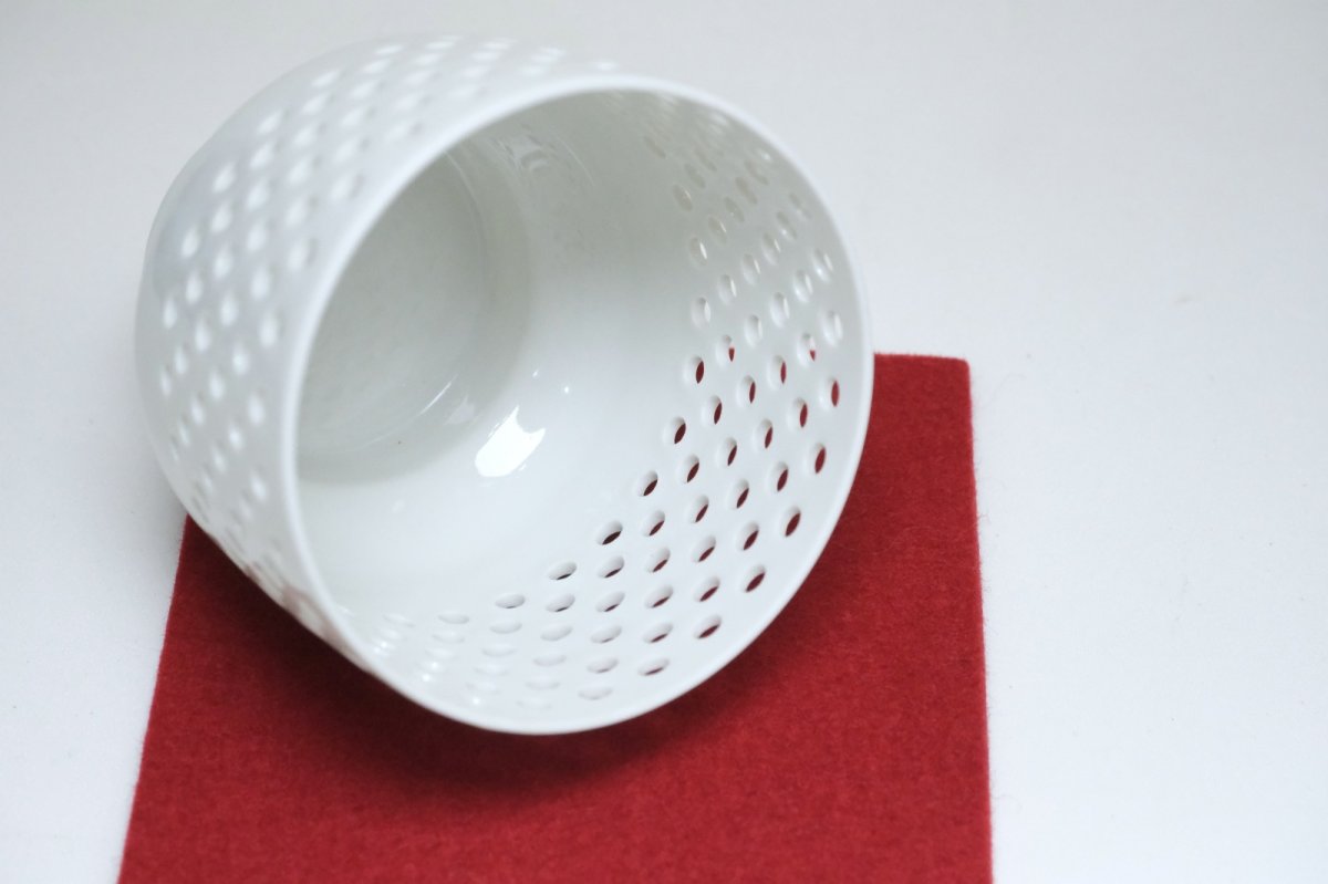 画像3: ARABIA/アラビア/キャンドルホルダー/ホワイト/パンチング (3)