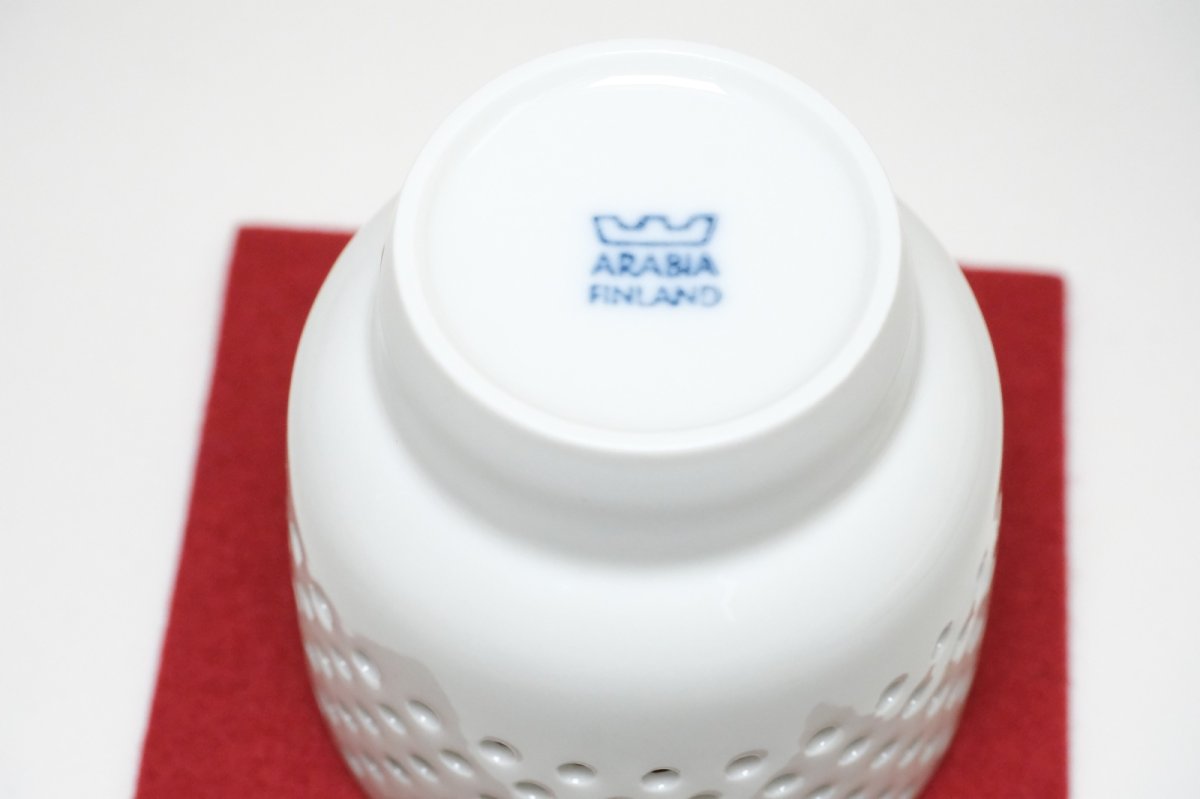 画像5: ARABIA/アラビア/キャンドルホルダー/ホワイト/パンチング (5)