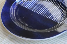 画像5: ARABIA/アラビア/Gunvor Olin-Gronqvist/フィッシュ/29cmプレート/ブルー (5)