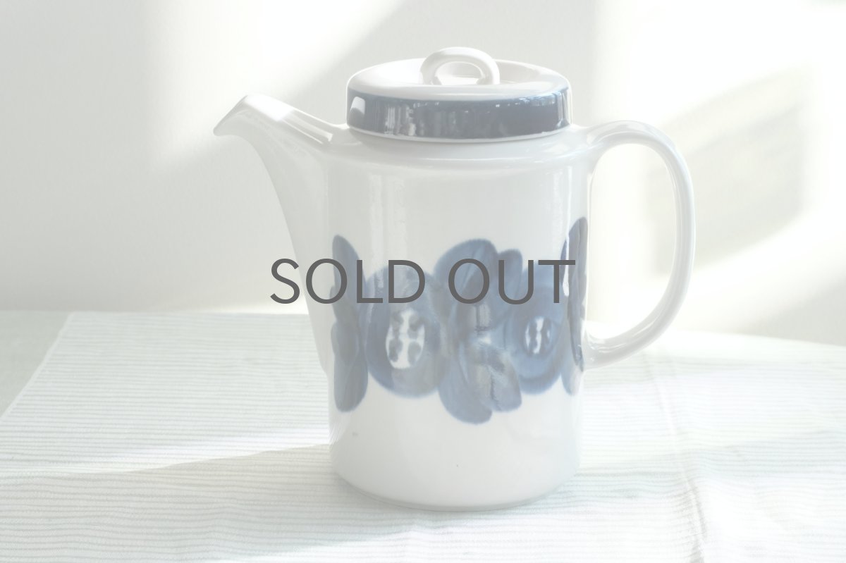 画像1: 北欧ビンテージ/ARABIA/アラビア/Sモデル/Anemone/アネモネ/コーヒーポット (1)