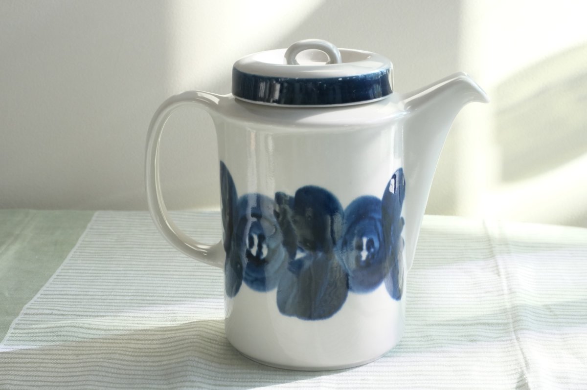 画像2: 北欧ビンテージ/ARABIA/アラビア/Sモデル/Anemone/アネモネ/コーヒーポット (2)