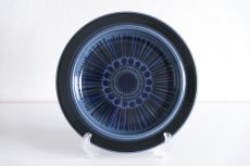 画像1: ARABIA/アラビア/ Gunvor Olin-Gronqvist/Kosmos/コスモス/プレート20cm/貴重ブルー/No.1 (1)