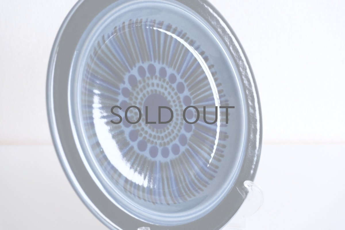 画像7: ARABIA/アラビア/ Gunvor Olin-Gronqvist/Kosmos/コスモス/プレート20cm/貴重ブルー/No.1 (7)