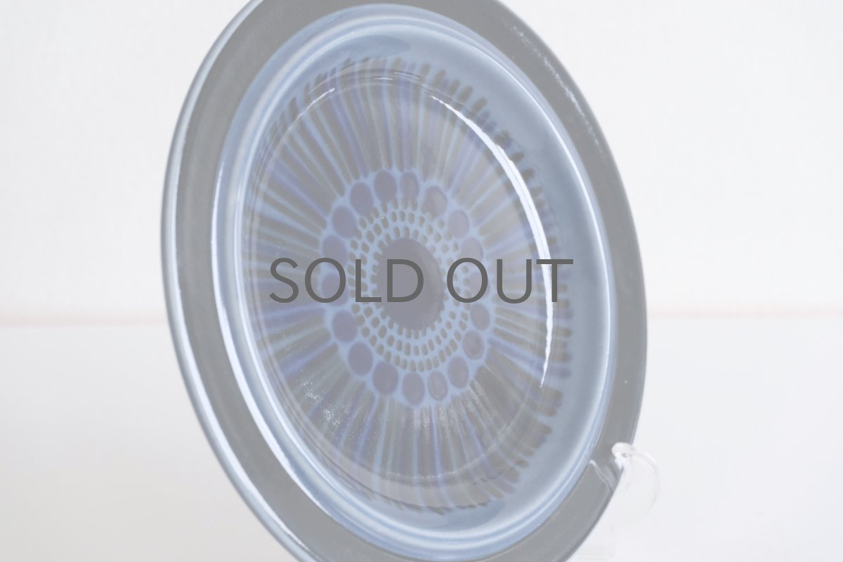 画像4: ARABIA/アラビア/ Gunvor Olin-Gronqvist/Kosmos/コスモス/プレート20cm/貴重ブルー/No.2 (4)