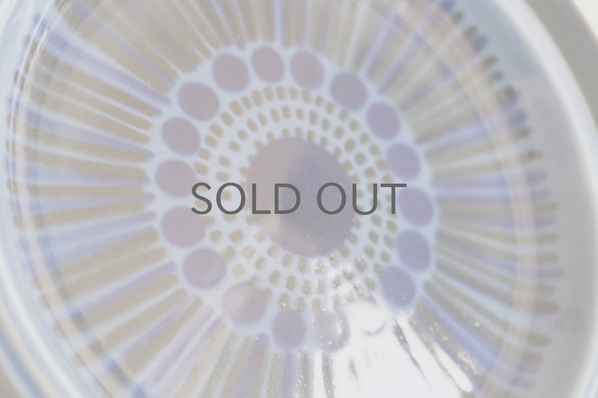 画像3: ARABIA/アラビア/ Gunvor Olin-Gronqvist/Kosmos/コスモス/プレート20cm/貴重ブルー/No.2 (3)