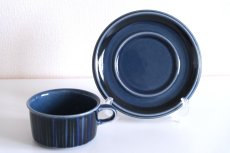 画像3: ARABIA/アラビア/ Gunvor Olin-Gronqvist/Kosmos/コスモス/ティーカップ＆ソーサー/貴重ブルー/No.1 (3)