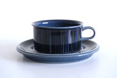 画像1: ARABIA/アラビア/ Gunvor Olin-Gronqvist/Kosmos/コスモス/ティーカップ＆ソーサー/貴重ブルー/No.2 (1)