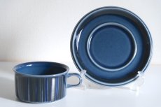 画像3: ARABIA/アラビア/ Gunvor Olin-Gronqvist/Kosmos/コスモス/ティーカップ＆ソーサー/貴重ブルー/No.2 (3)