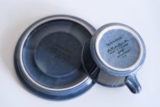 画像7: ARABIA/アラビア/ Gunvor Olin-Gronqvist/Kosmos/コスモス/ティーカップ＆ソーサー/貴重ブルー/No.2 (7)