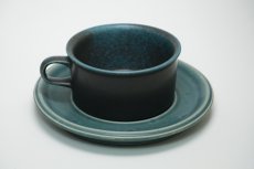 画像3: ARABIA/アラビア/Ruska/ルスカ/貴重/ブルー/ティーカップ＆ソーサー (3)