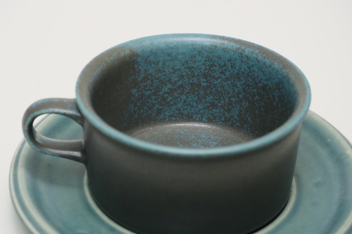 画像4: ARABIA/アラビア/Ruska/ルスカ/貴重/ブルー/ティーカップ＆ソーサー (4)