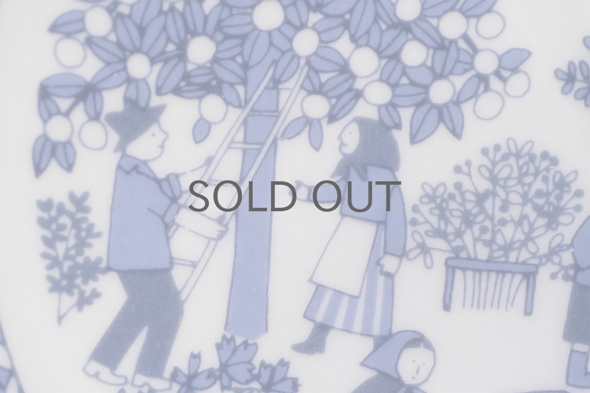 画像4: 北欧ビンテージ雑貨/ARABIA/アラビア/Raija Uosikkinen/ライヤ・ウオシッキネン/ミニウォールプレート/秋 (4)