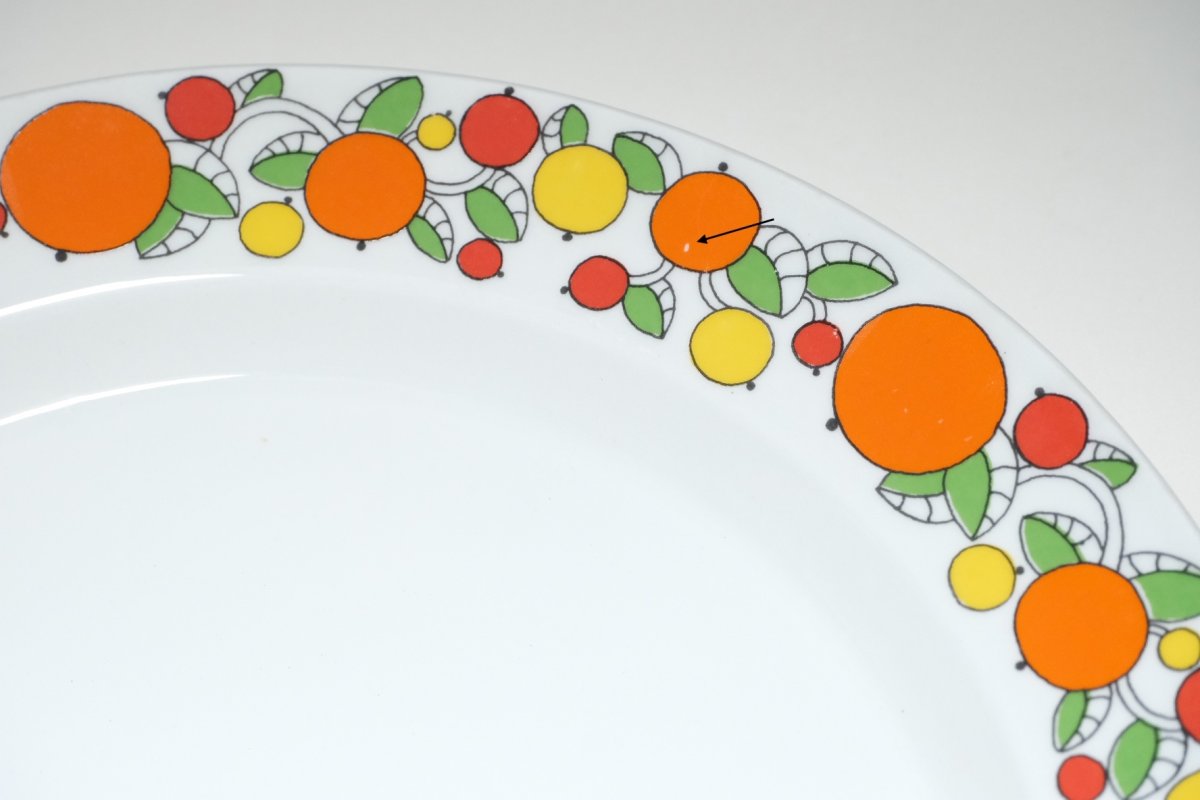 画像4: ARABIA/アラビア/Jaffa/ヤッファ/ディナープレート/1970年/限定品 (4)