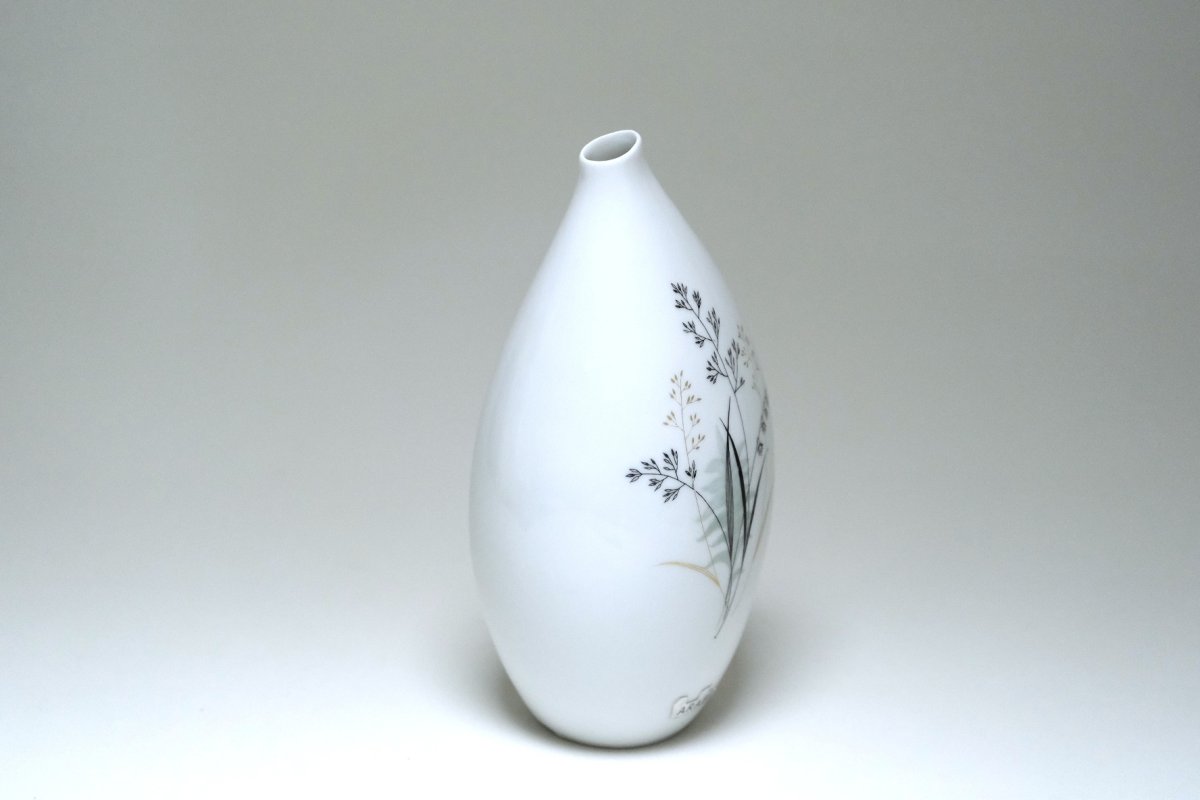 画像5: 北欧ビンテージ/ARABIA/アラビア/Esteri Tomula/エステリ・トムラ/花瓶/一輪挿し/ホワイト (5)