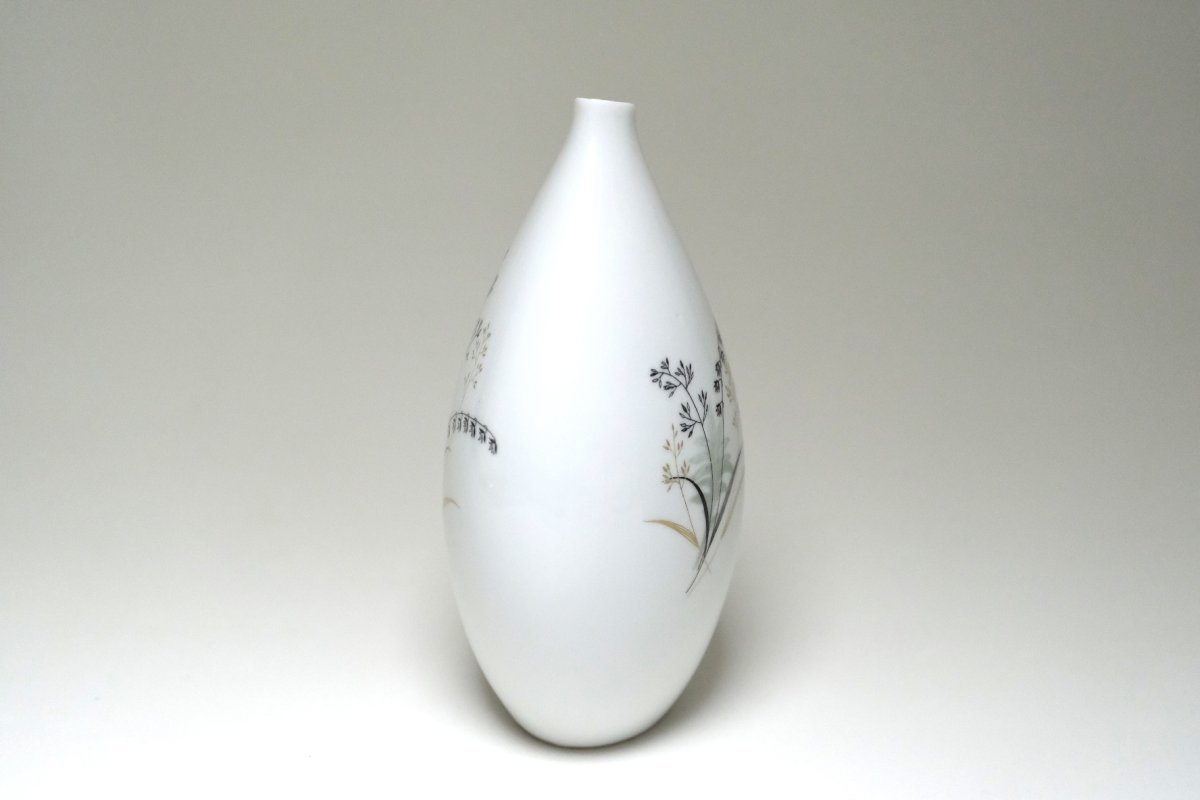 画像4: 北欧ビンテージ/ARABIA/アラビア/Esteri Tomula/エステリ・トムラ/花瓶/一輪挿し/ホワイト (4)