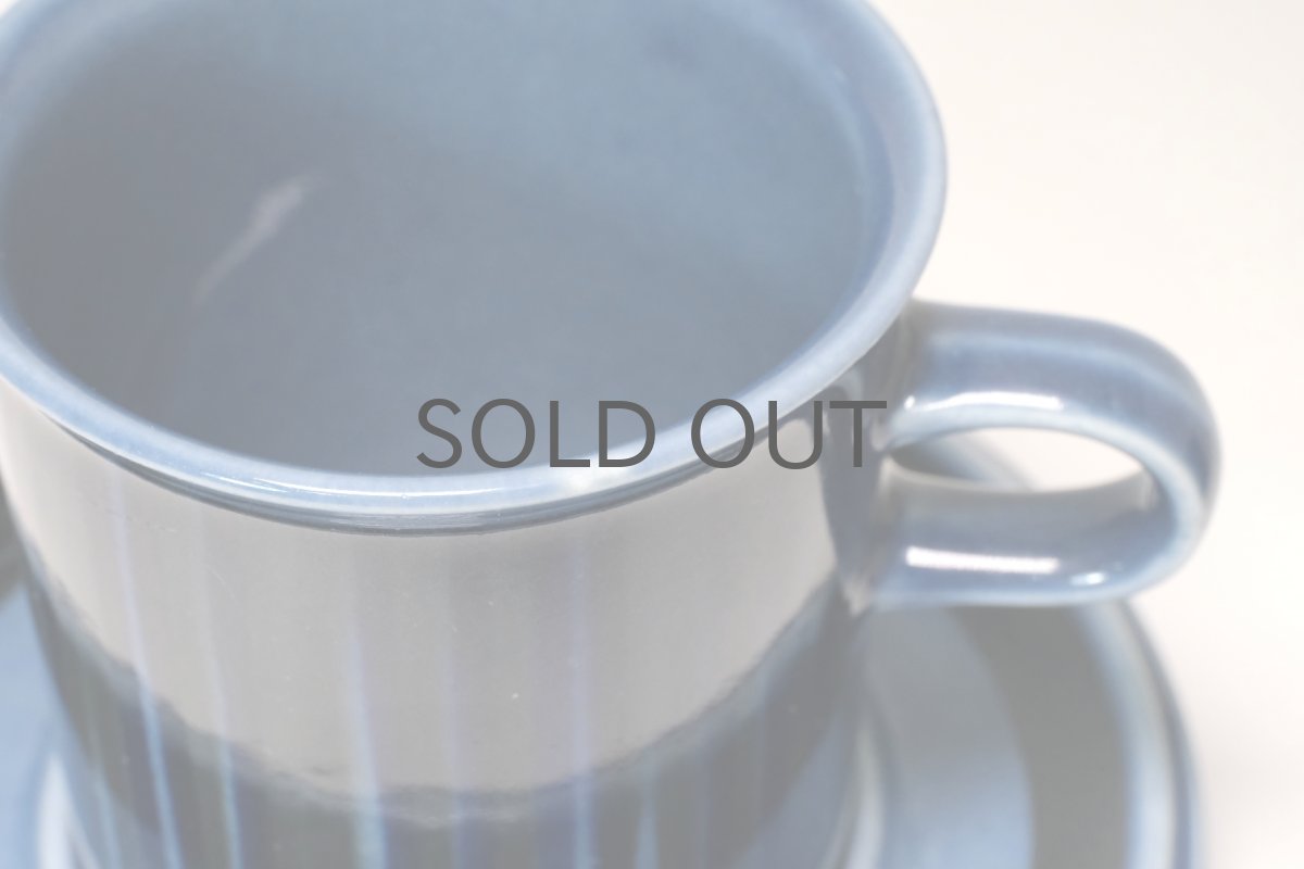 画像3: 【T様専用ページ】ARABIA/アラビア/ Gunvor Olin-Gronqvist/Kosmos/コスモス/モーニングカップ＆ソーサー/貴重ブルー/No.2 (3)