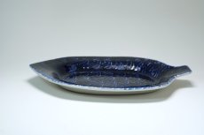 画像7: 北欧ビンテージ食器/ARABIA/アラビア/Gunvor Olin-Gronqvist/フィッシュ/オーヴァル33cm/ブルー (7)
