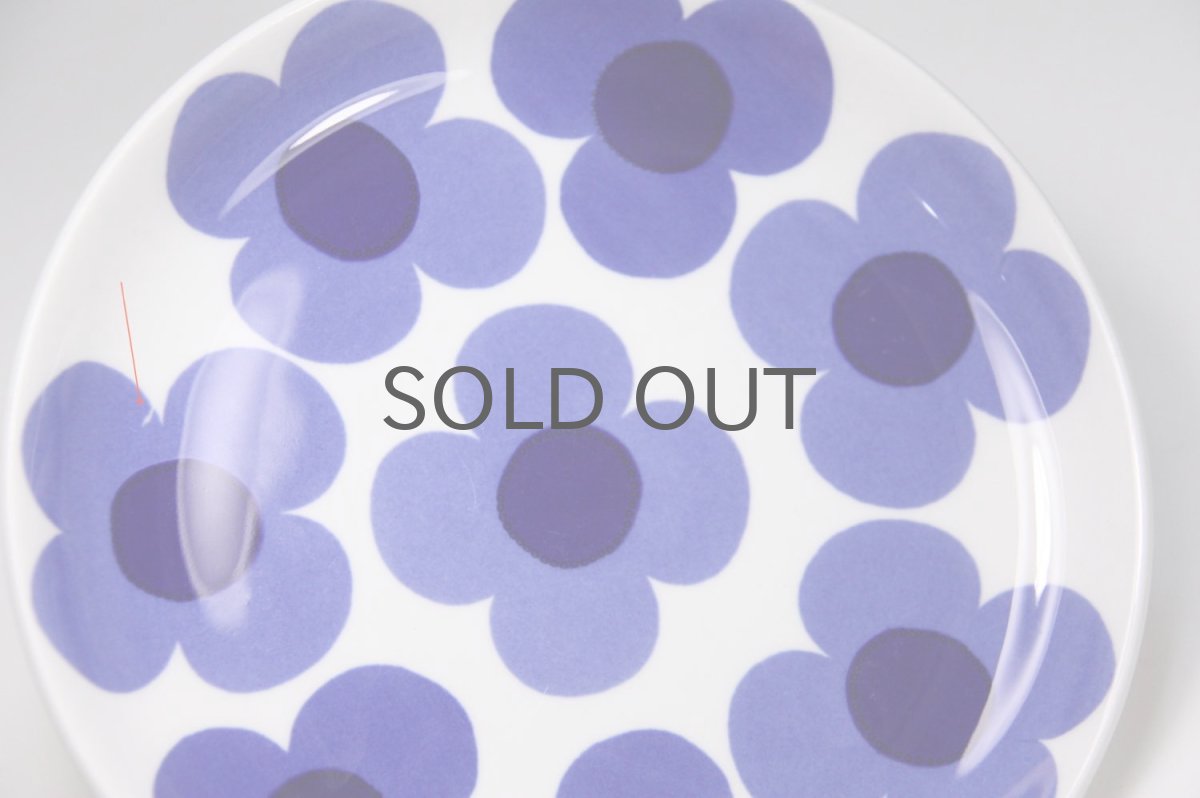 画像2: ARABIA/アラビア/aurinko/アウリンコ/プレート17cm/ブルー/No. 3 (2)