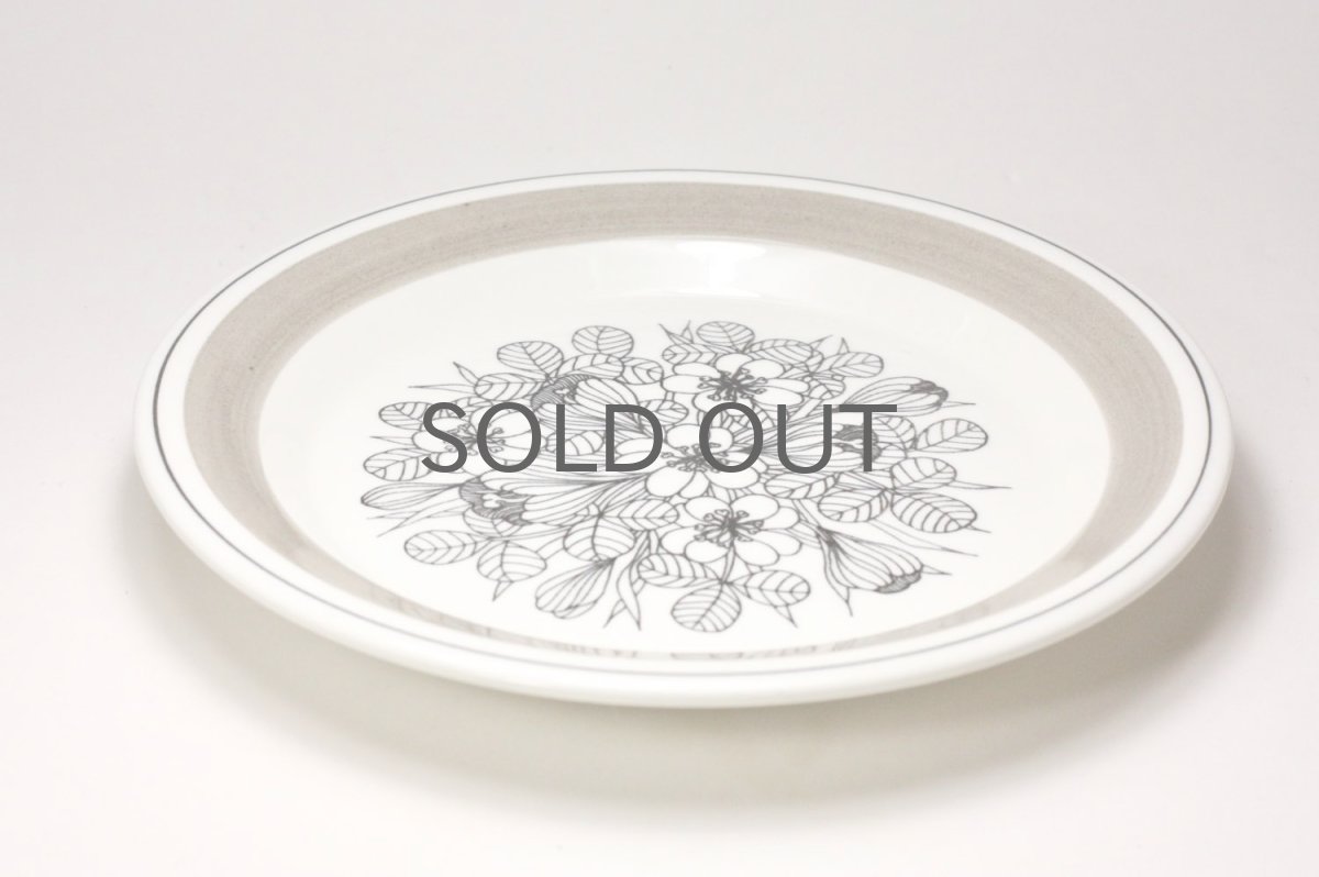 画像3: ARABIA/アラビア/Krokus/クロッカス/グレーリム/17cm/プレート (3)