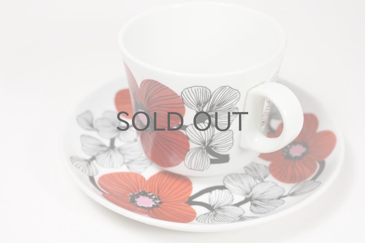 画像4: 北欧ビンテージ食器/ARABIA/アラビア/Isokukka/イソクッカ/コーヒーカップ&ソーサー (4)