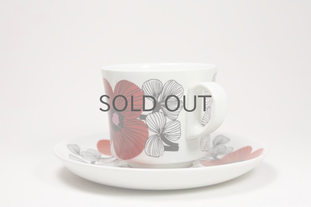 画像2: 北欧ビンテージ食器/ARABIA/アラビア/Isokukka/イソクッカ/コーヒーカップ&ソーサー (2)