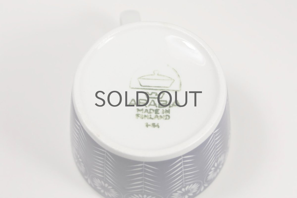 画像7: 北欧ビンテージ食器/ARABIA/アラビア/BA&BT TVset/ネイビー/ディジー (7)