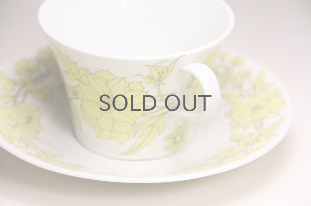 画像2: 北欧ビンテージ食器/ARABIA /アラビア/Keltakukka/Esteri Tomula/カップ&ソーサー (2)