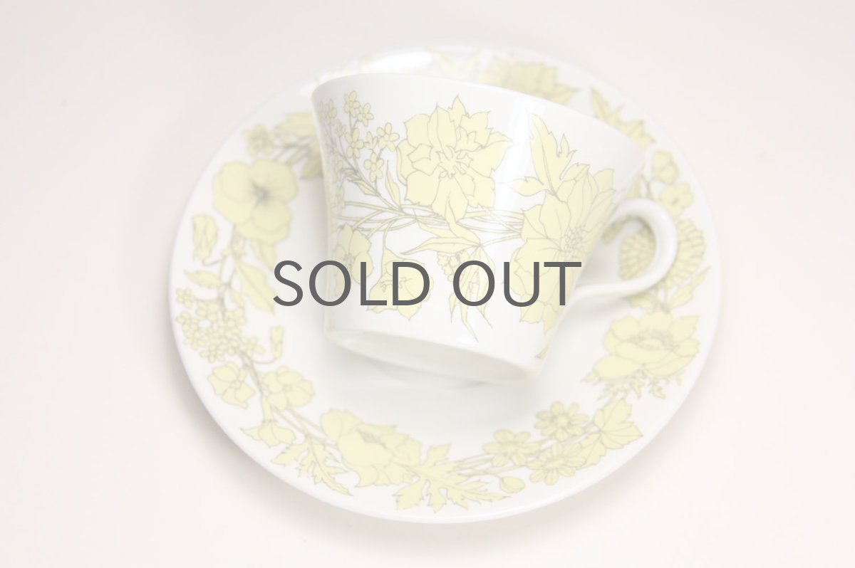 画像4: 北欧ビンテージ食器/ARABIA /アラビア/Keltakukka/Esteri Tomula/カップ&ソーサー (4)