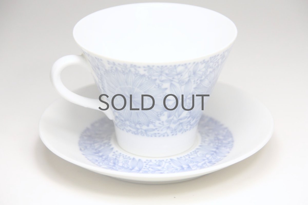 画像3: 北欧ビンテージ食器/ARABIA /アラビア/Filigran/フィリグラン/Raija Uosikkinen/コーヒーカップ＆ソーサー/ブルー (3)