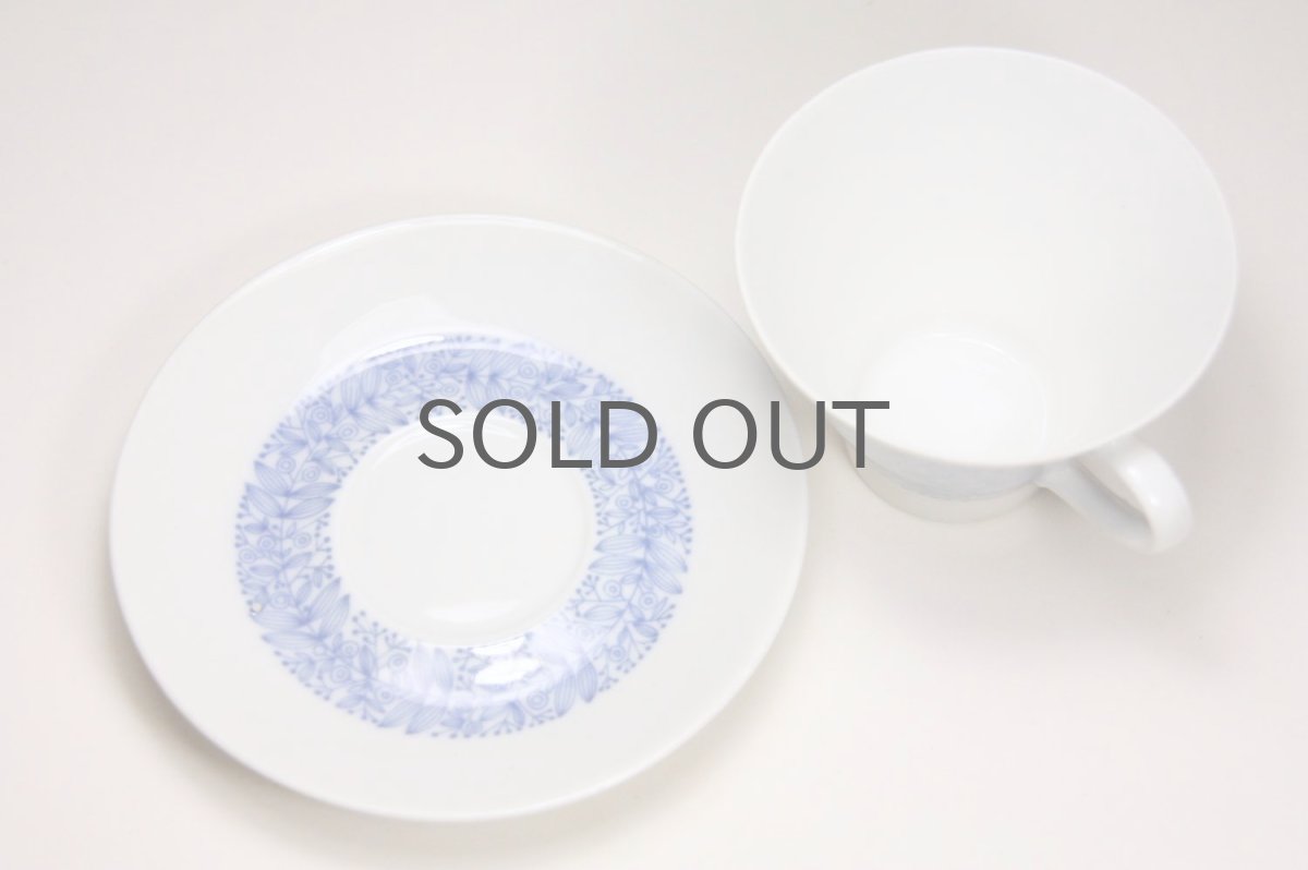 画像5: 北欧ビンテージ食器/ARABIA /アラビア/Filigran/フィリグラン/Raija Uosikkinen/コーヒーカップ＆ソーサー/ブルー (5)