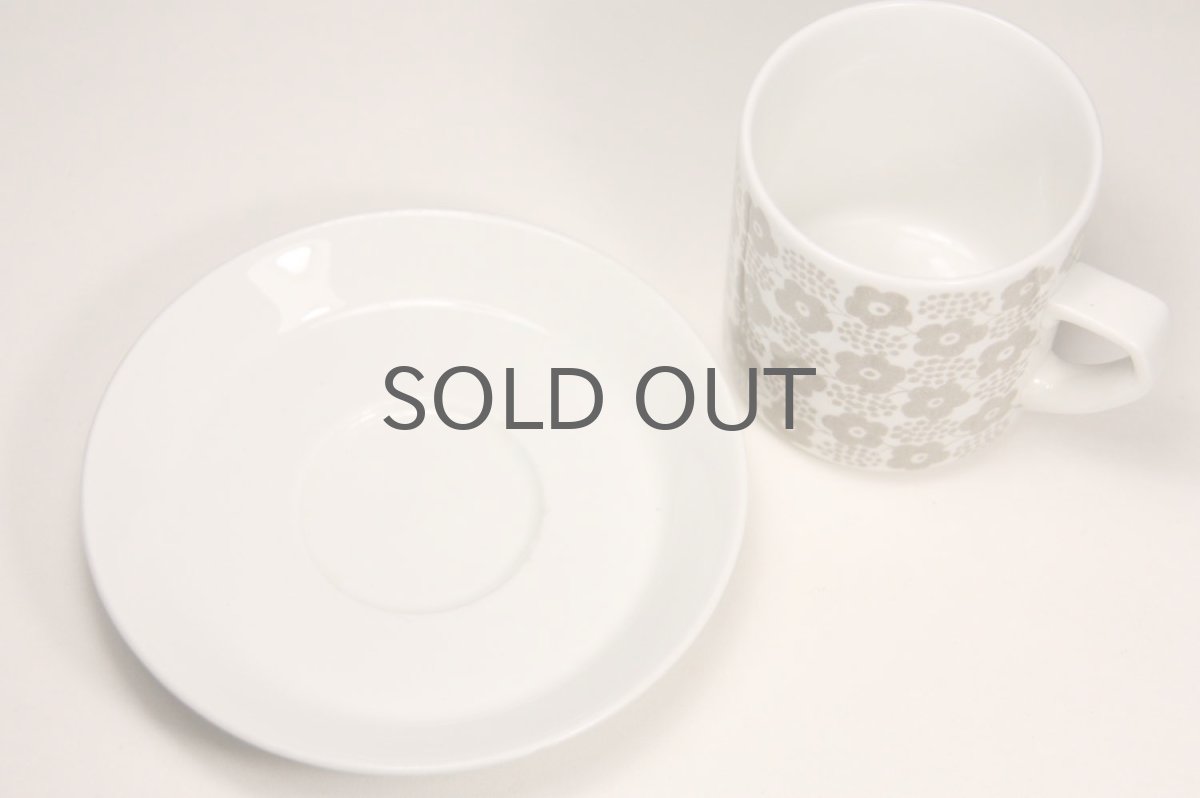 画像5: 北欧ビンテージ食器/ARABIA/アラビア/Rypale/リュパレ/コーヒーカップ&ソーサー/グレー/ No.1 (5)